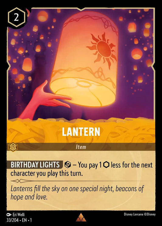 (033) Lorcana The First Chapter Single: Lantern  Rare