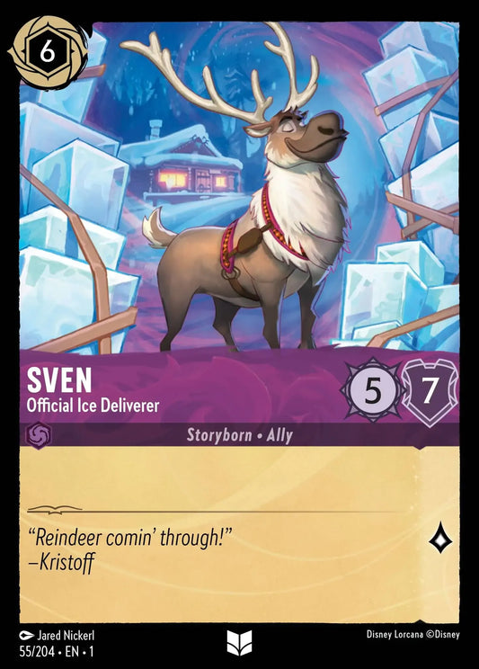 (055) Lorcana The First Chapter Single: Sven - Official Ice Deliverer  Uncommon