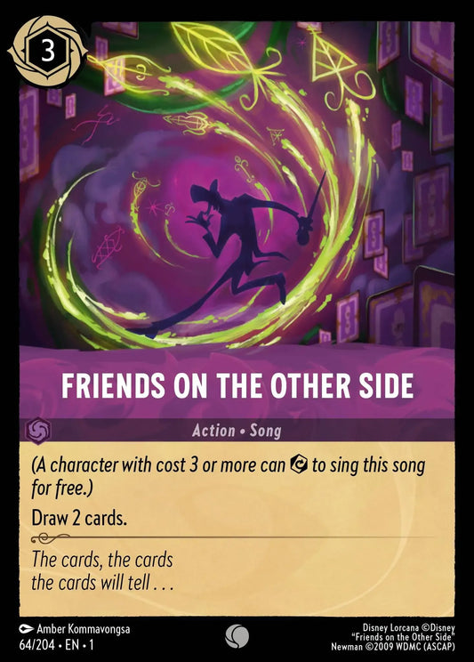 (064) Lorcana The First Chapter Single: Friends on the Other Side  Holo Common