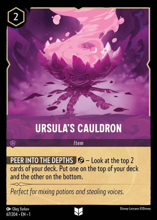 (067) Lorcana The First Chapter Single: Ursula's Cauldron  Uncommon