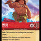 (114) Lorcana The First Chapter Single: Maui - Hero to All (V.1)  Holo Rare