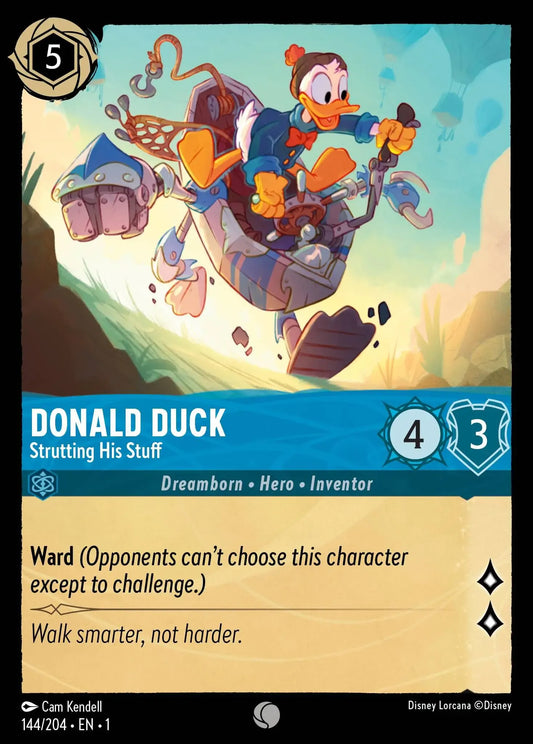 (144) Lorcana The First Chapter Single: Donald Duck - Strutting His Stuff  Common