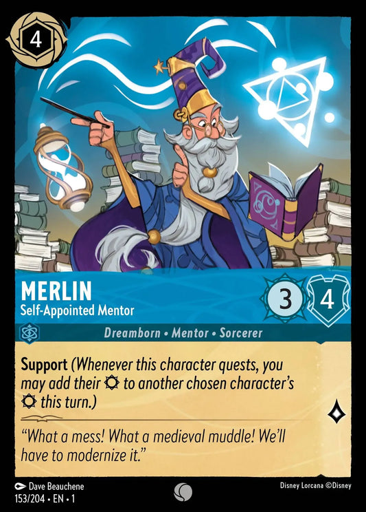 (153) Lorcana The First Chapter Single: Merlin - Self-Appointed Mentor  Common