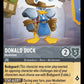 (177) Lorcana The First Chapter Single: Donald Duck - Musketeer  Holo Uncommon