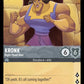 (183) Lorcana The First Chapter Single: Kronk - Right-Hand Man  Uncommon
