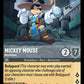 (186) Lorcana The First Chapter Single: Mickey Mouse - Musketeer  Rare