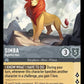 (190) Lorcana The First Chapter Single: Simba - Rightful Heir  Uncommon