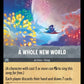 (195) Lorcana The First Chapter Single: A Whole New World  Holo Super Rare