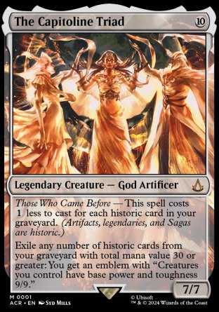 (001) Magic The Gathering Universes Beyond: Assassin's Creed Single: The Capitoline Triad  Mythic