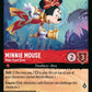 (114) Lorcana Rise of the Floodborn Single: Minnie Mouse - Wide-Eyed Diver  Holo Rare