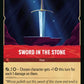 (136) Lorcana Rise of the Floodborn Single: Sword In The Stone  Uncommon