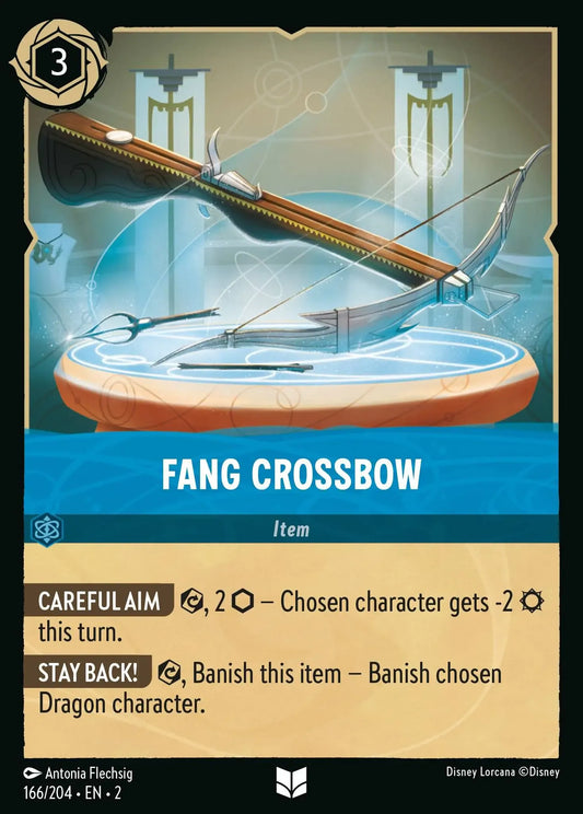(166) Lorcana Rise of the Floodborn Single: Fang Crossbow  Uncommon