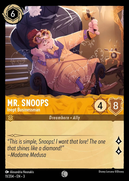 (011) Lorcana Into the Inklands Single: Mr. Snoops - Inept Businessman  Common