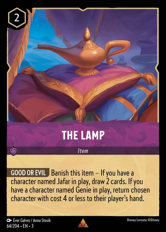 (064) Lorcana Into the Inklands Single: The Lamp  Holo Rare