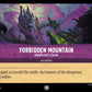 (066) Lorcana Into the Inklands Single: Forbidden Mountain - Maleficent's Castle  Holo Common