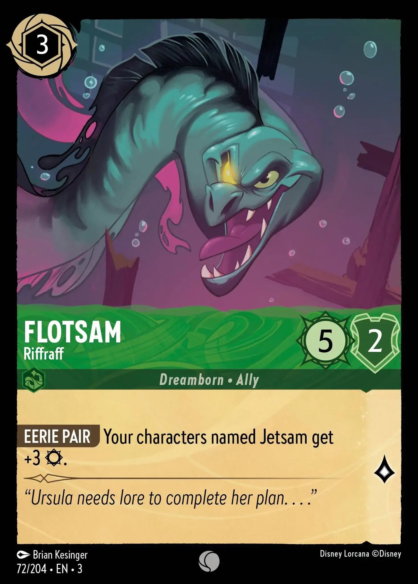 (072) Lorcana Into the Inklands Single: Flotsam - Riffraff  Common