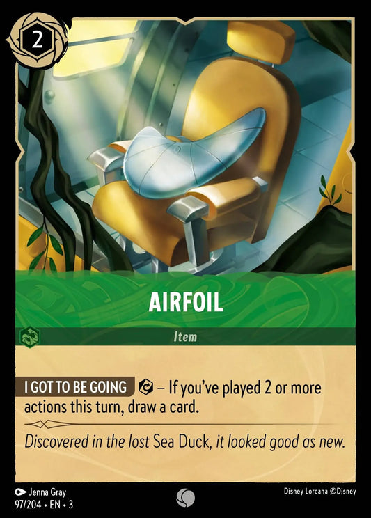 (097) Lorcana Into the Inklands Single: Airfoil  Holo Common