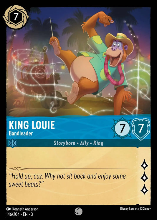 (146) Lorcana Into the Inklands Single: King Louie - Bandleader  Common