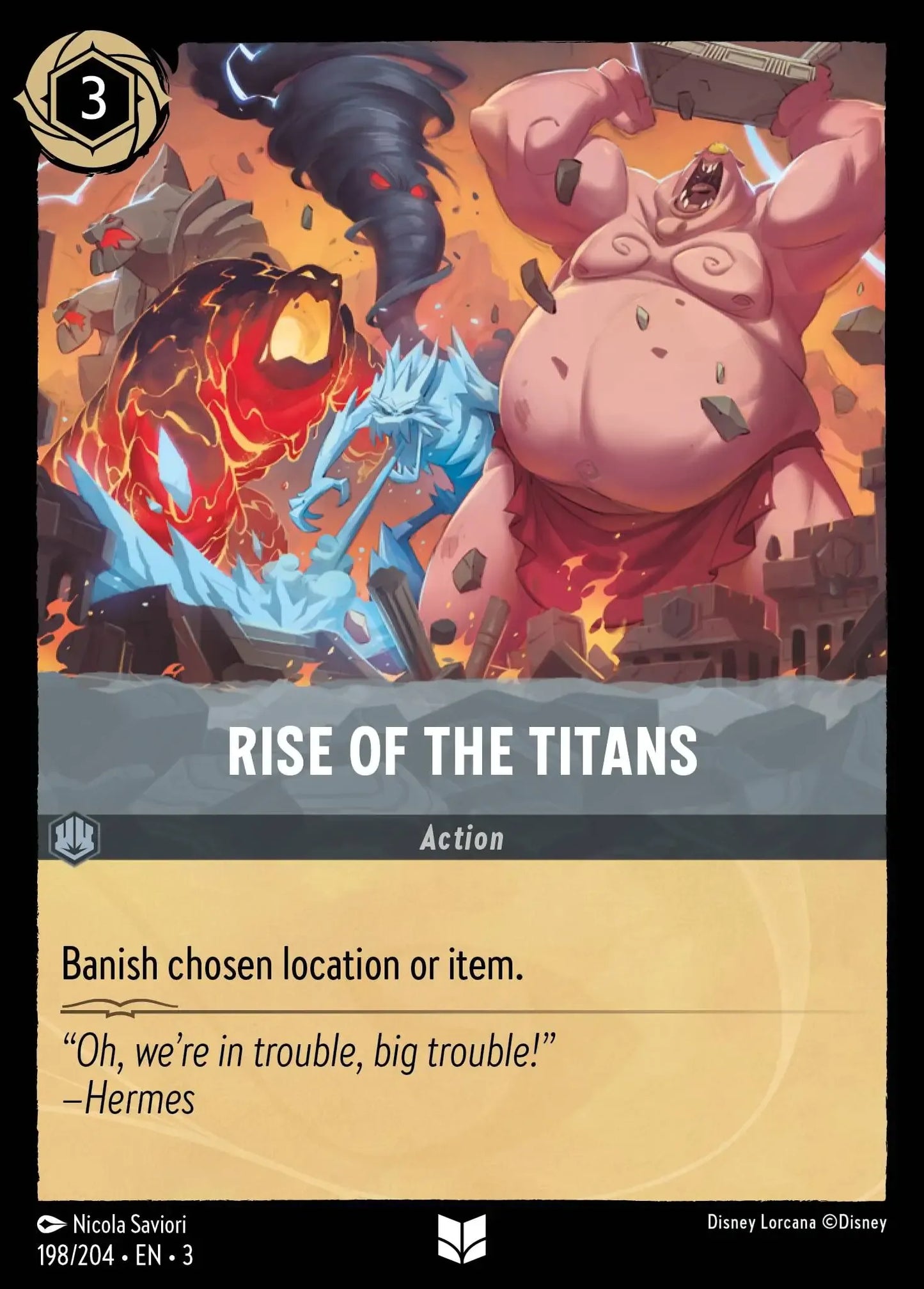 (198) Lorcana Into the Inklands Single: Rise of the Titans  Holo Uncommon