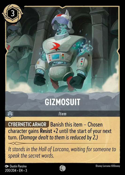 (200) Lorcana Into the Inklands Single: Gizmosuit  Common