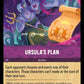 (063) Lorcana Ursula's Return Single: Ursula's Plan  Holo Uncommon