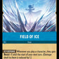 (166) Lorcana Ursula's Return Single: Field of Ice  Rare