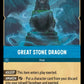 (167) Lorcana Ursula's Return Single: Great Stone Dragon  Holo Uncommon