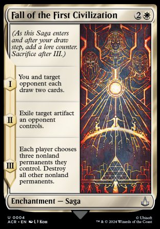 (004) Magic The Gathering Universes Beyond: Assassin's Creed Single: Fall of the First Civilization  Uncommon