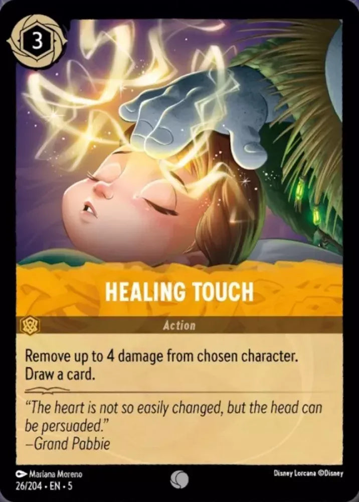 (026) Lorcana Shimmering Skies Single: Healing Touch  Common