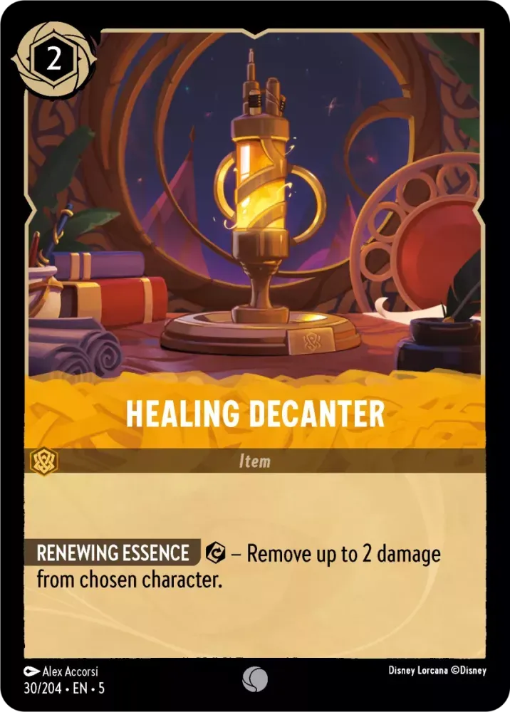 (030) Lorcana Shimmering Skies Single: Healing Decanter  Common