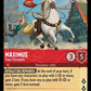 (105) Lorcana Shimmering Skies Single: Maximus - Team Champion  Super Rare