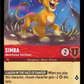 (125) Lorcana Shimmering Skies Single: Simba - Adventurous Successor Holo Common