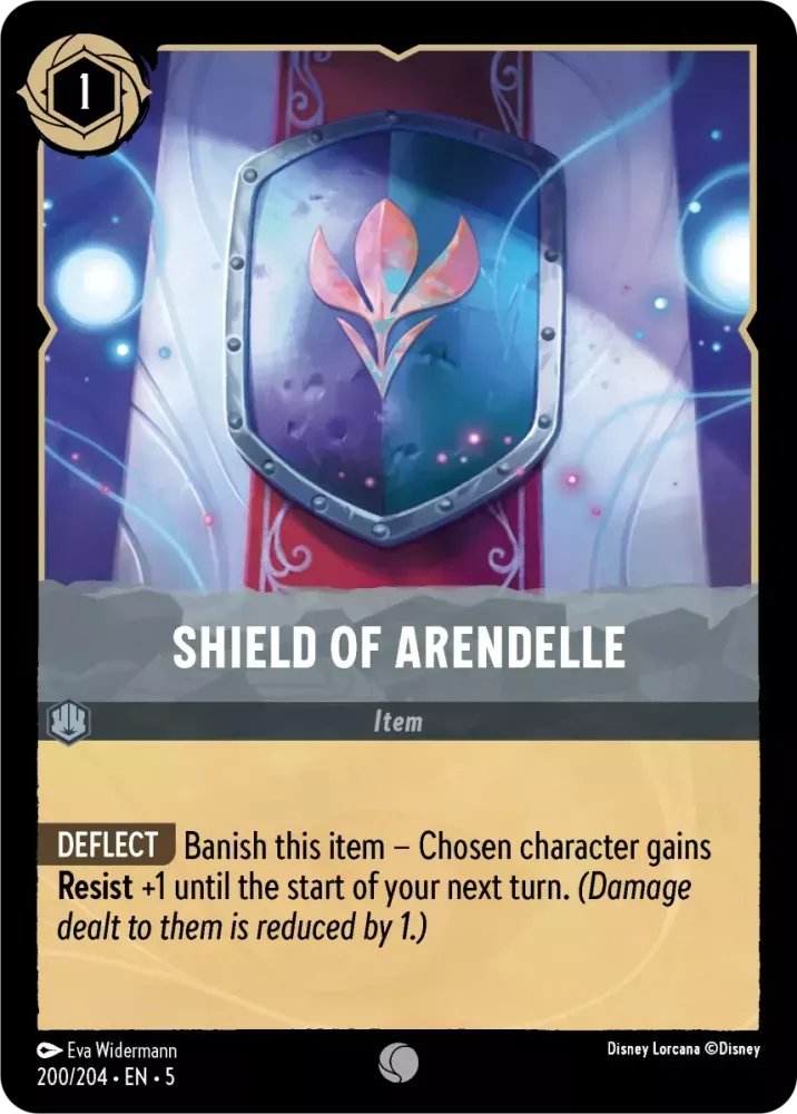 (200) Lorcana Shimmering Skies Single: Shield of Arendelle  Common