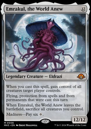 (006) Magic The Gathering Modern Horizons 3 Single: Emrakul, the World Anew  Holo Mythic