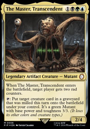 (006) Magic The Gathering Universes Beyond: Fallout Single: The Master, Transcendent  Mythic