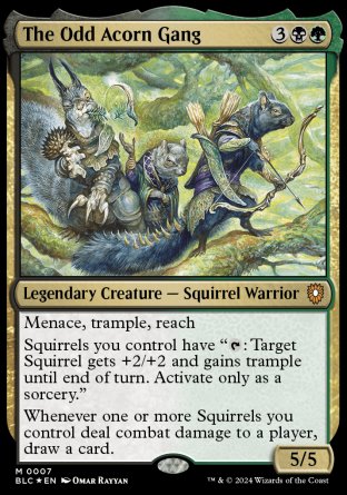 (007) Magic The Gathering Commander: Bloomburrow Single: The Odd Acorn Gang  Mythic