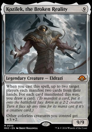 (010) Magic The Gathering Modern Horizons 3 Single: Kozilek, the Broken Reality  Mythic