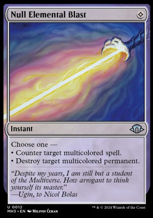 (012) Magic The Gathering Modern Horizons 3 Single: Null Elemental Blast  Uncommon