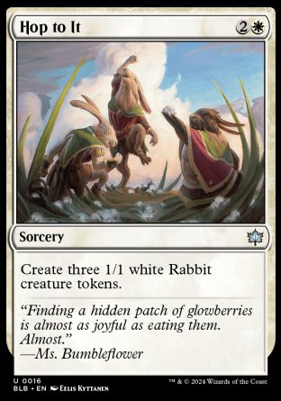 (016) Magic The Gathering Bloomburrow Single: Hop to It  Uncommon