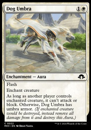 (022) Magic The Gathering Modern Horizons 3 Single: Dog Umbra  Common