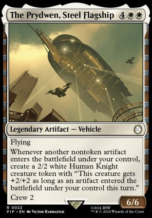 (022) Magic The Gathering Universes Beyond: Fallout Single: The Prydwen, Steel Flagship  Rare