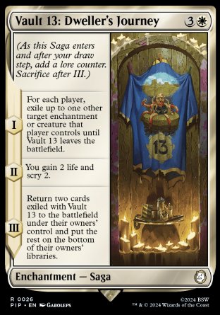 (026) Magic The Gathering Universes Beyond: Fallout Single: Vault 13: Dweller's Journey  Rare