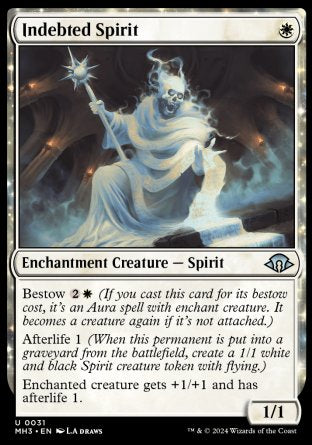 (031) Magic The Gathering Modern Horizons 3 Single: Indebted Spirit  Uncommon