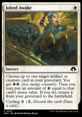 (033) Magic The Gathering Modern Horizons 3 Single: Jolted Awake  Common