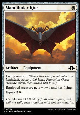 (034) Magic The Gathering Modern Horizons 3 Single: Mandibular Kite  Common