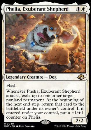 (040) Magic The Gathering Modern Horizons 3 Single: Phelia, Exuberant Shepherd  Rare