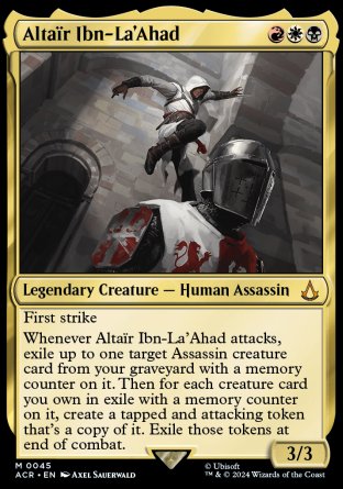 (045) Magic The Gathering Universes Beyond: Assassin's Creed Single: Alta��r Ibn-La'Ahad  Mythic