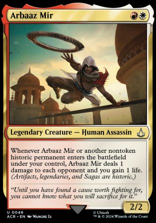 (046) Magic The Gathering Universes Beyond: Assassin's Creed Single: Arbaaz Mir  Uncommon