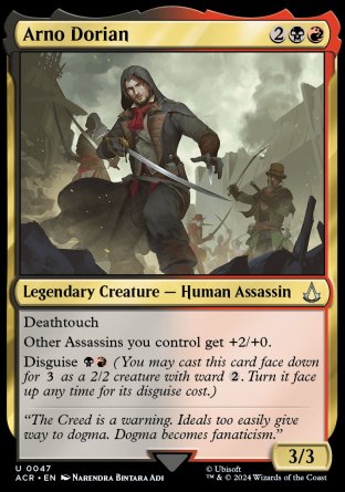 (047) Magic The Gathering Universes Beyond: Assassin's Creed Single: Arno Dorian  Uncommon