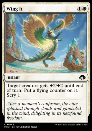 (048) Magic The Gathering Modern Horizons 3 Single: Wing It  Common